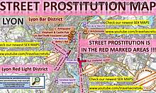 Evropske klicne deklice in najstniške prostitutke v Lyonu, Francija