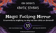 Masturbazione con specchio magico e audio erotico per donne
